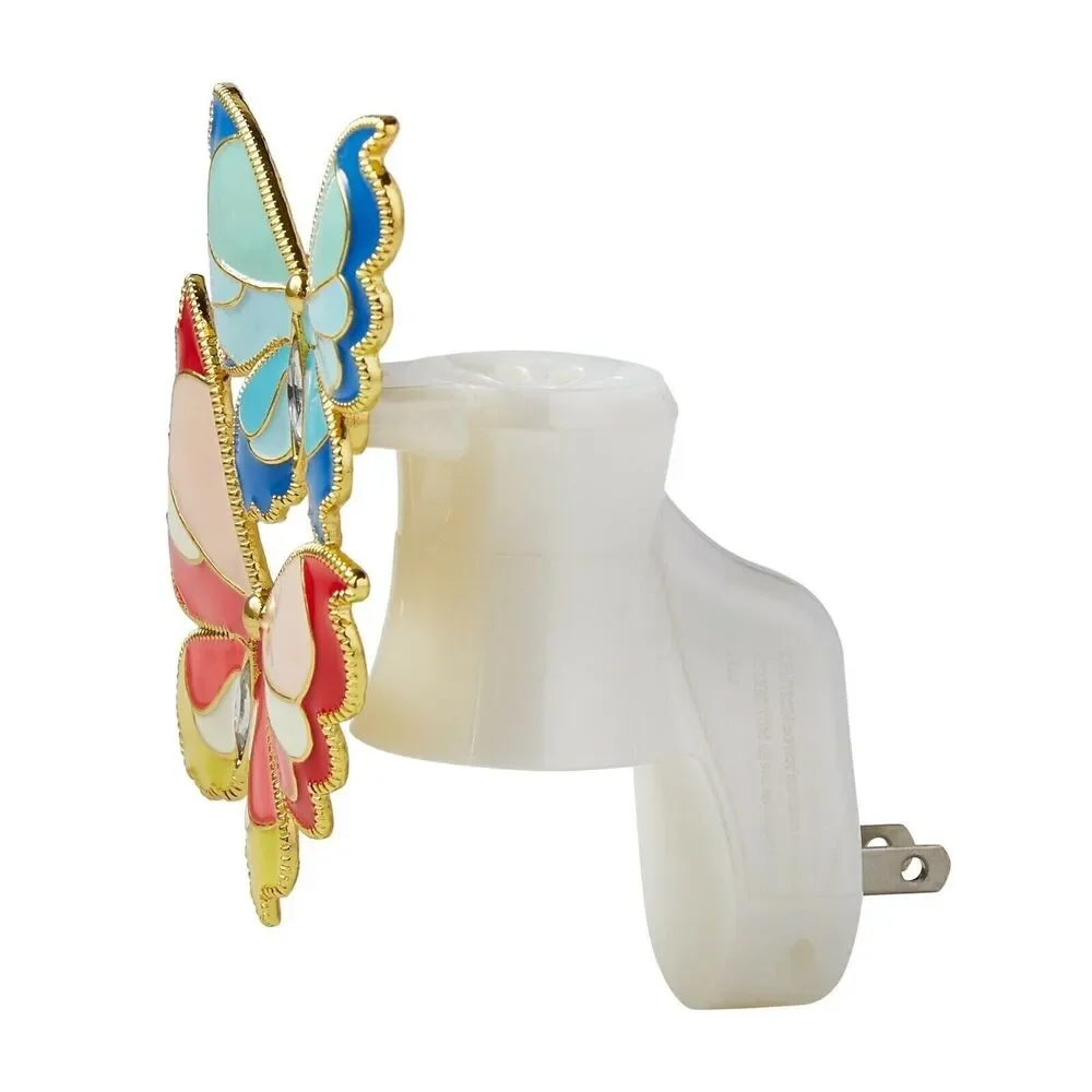 Pioneer Woman Butterfly Oil Diffuser LED Light Plug-In Fragrance Nightlight Gift